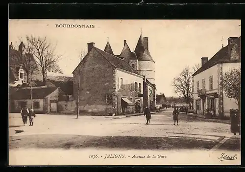 AK Jaligny, Avenue de la Gare
