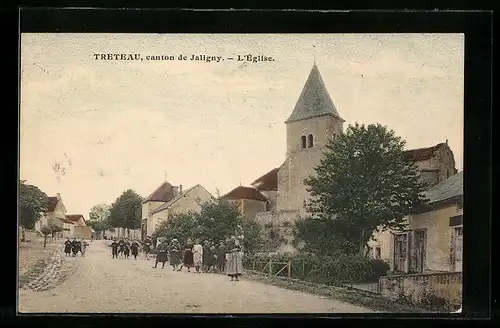 AK Treteau, Canton de Jaligny, L`Èglise