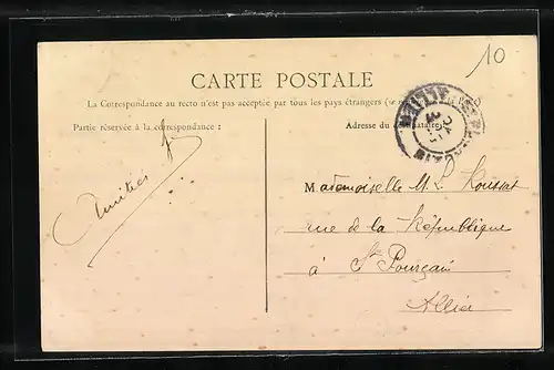 AK Thiorme, Ortspartie mit Kirche