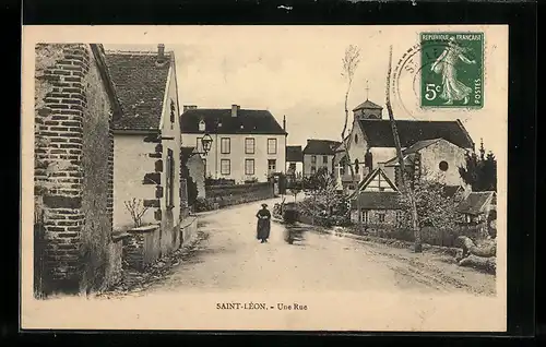 AK Saint-Lèon, Une Rue