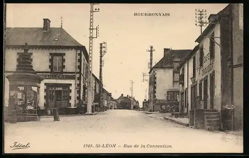 AK Saint-Lèon, Rue de la Convention