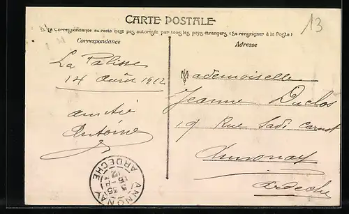 AK La Palisse, Rue du Commerce