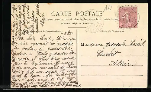 AK La Palisse, Rue Nationale