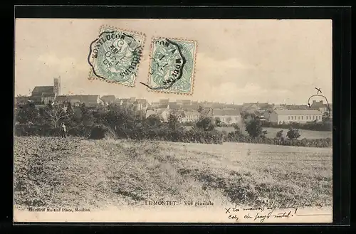 AK Le Montet, Vue gènèrale