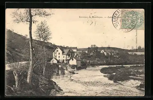 AK Lavault-Ste-Anne, Teilansicht am Fluss