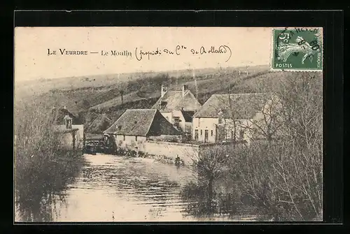 AK Le Veurdre, Le Moulin