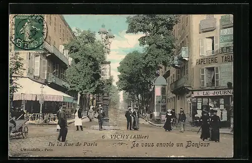 AK Vichy, De la Rue de Paris
