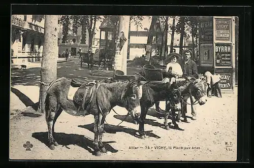 AK Vichy, la Place aux Anes