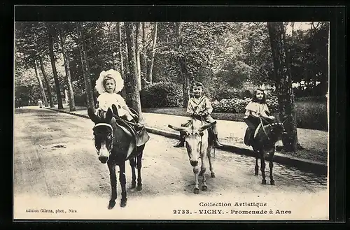 AK Vichy, Promenade à Anes