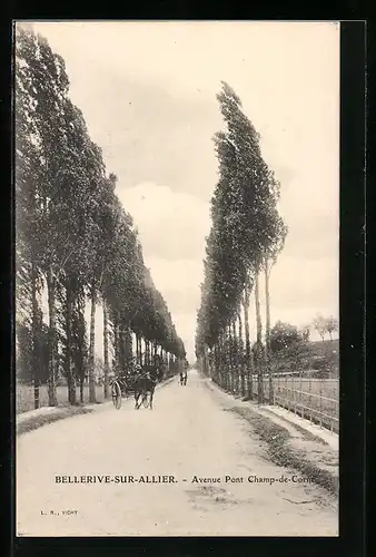 AK Bellerive-sur-Allier, Avenue Pont Champ-de-Corne