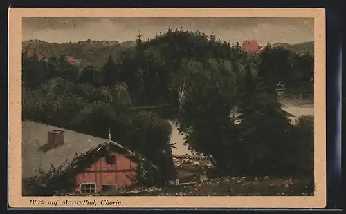 AK Chorin, Blick auf Marienthal