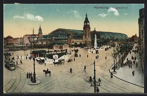 AK Hamburg-St.Georg, Hauptbahnhof