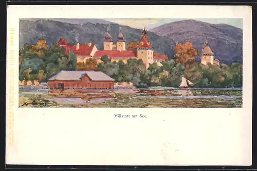 Künstler-AK Philipp + Kramer Nr. : Millstatt am See