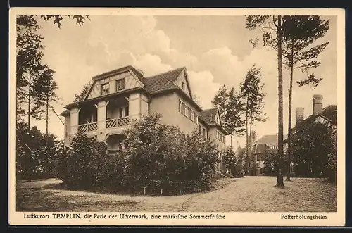 AK Templin /Uckermark, Posterholungs-Heim