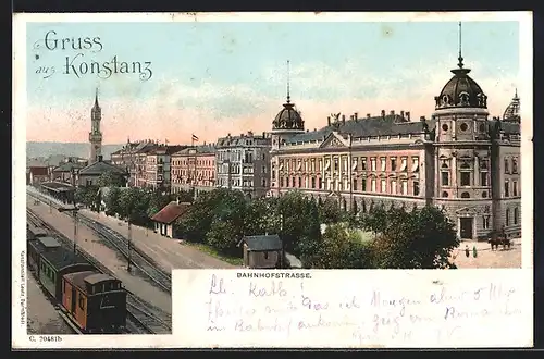 AK Konstanz, Bahnhofstrasse