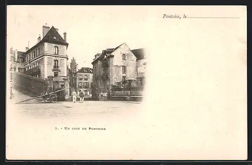 AK Pontoise, Un Coin de Pontoise, Partie im Ort