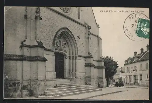 AK Presles, Le Portail de l`Eglise