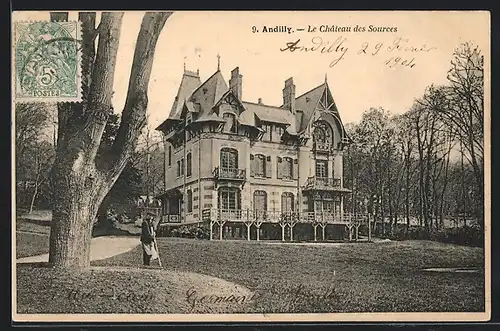 AK Andilly, Le Château des Sources, Gebäudeansicht