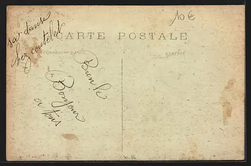 AK Argenteuil, Usine Claparède et Bord de Seine-Vue prise du Pont-Neuf