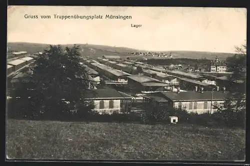 AK Münsingen, Truppenübungsplatz, das Lager