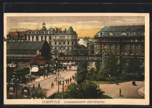 AK Elberfeld, Schwebebahnhof Döppersberg