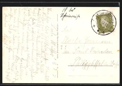 AK Bad Kissingen, Rosengarten, Blick zum Jagdhaus