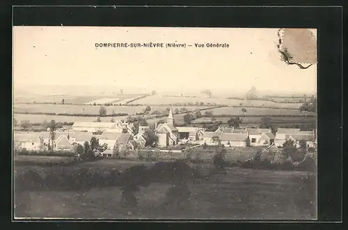 AK Dompierre-sur-Nièvre, Vue Générale, Ortsansicht