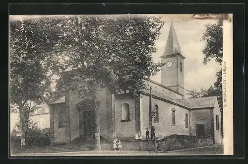AK Saint-Benin-d`Azy, L`Eglise, Ansicht der Kirche