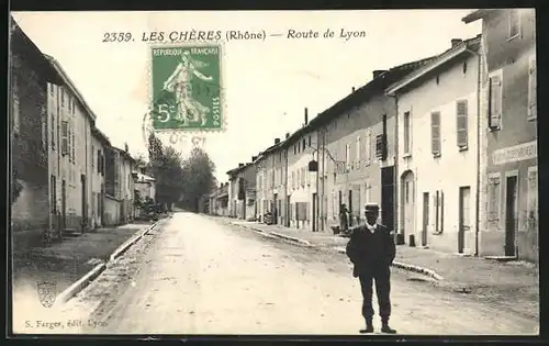 AK Les Cheres, Route de Lyon