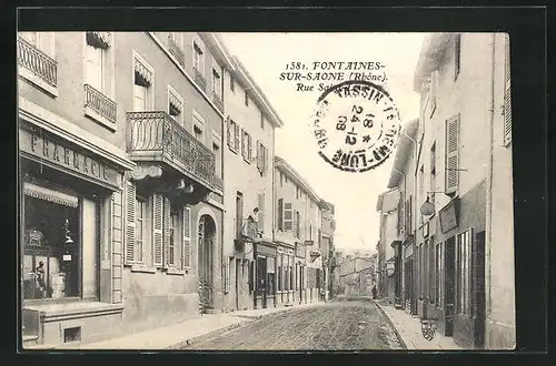 AK Fontaines-sur-Saone, Rue Saint-Louis
