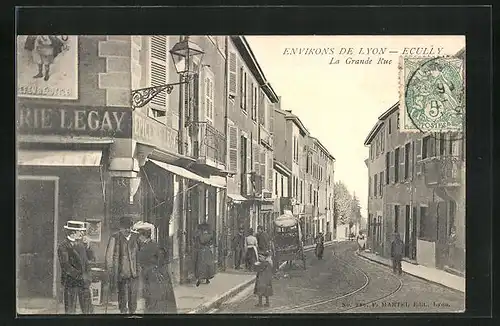 AK Ecully, La Grande Rue, Epicerie Legay