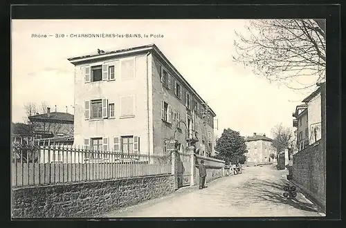 AK Charbonnieres-les-Bains, La Poste