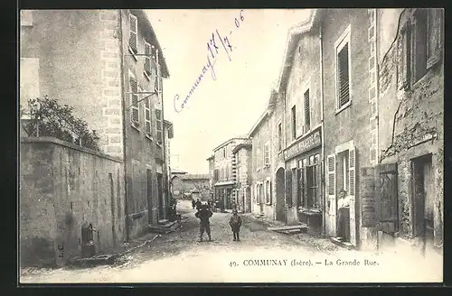 AK Communay, la Grande Rue