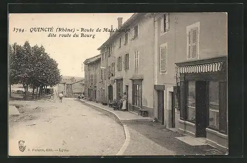 AK Quincié, Route de Marchampt dite route du Bourg