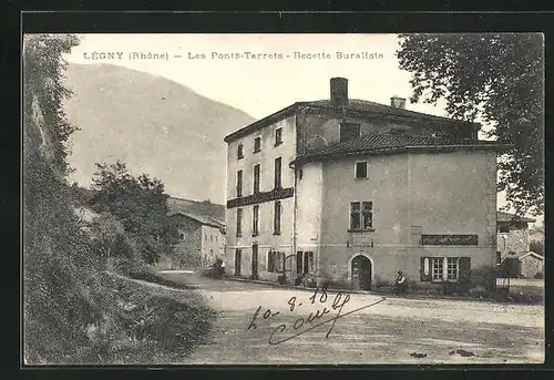 AK Légny, Hotel des Ponts-Tarrets - Recette Buraliste