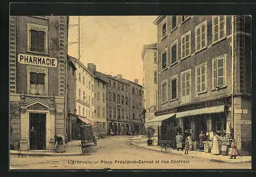 AK L`Arbresle, Place Président-Carnot et Rue Centrale