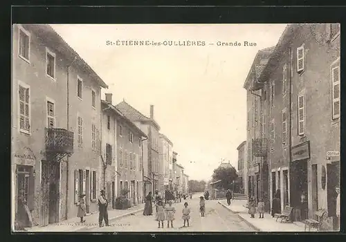 AK Saint-Étienne-des-Oullières, Grande Rue