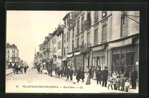AK Villefranche-sur-Saone, Rue d`Anse