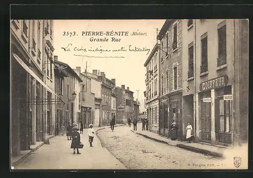 AK Pierre-Bénite, Grande Rue, Strassenpartie