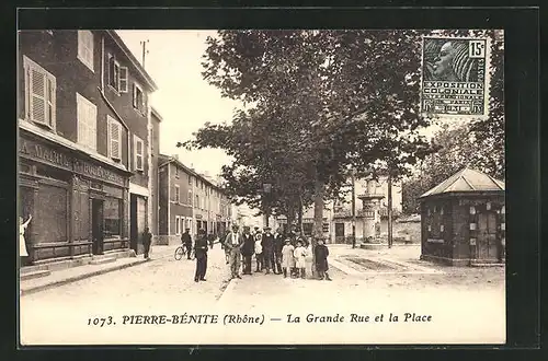AK Pierre-Bénite, La Grande Rue et la Place