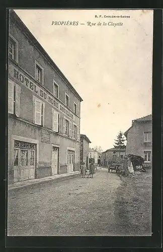 AK Propières, Rue de la Clayette