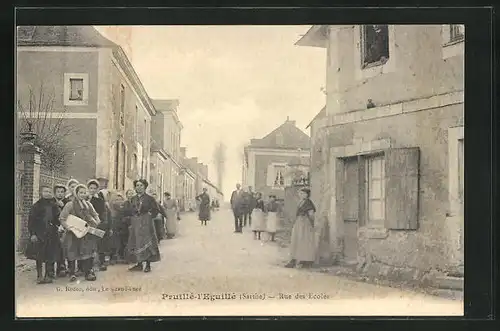 AK Pruillé-l`Éguillé, Rue des Écoles