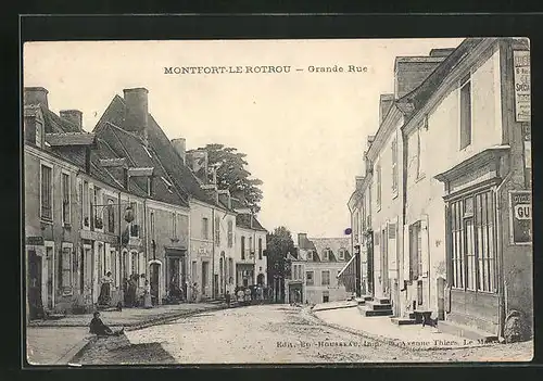 AK Montfort-le-Rotrou, Grande Rue