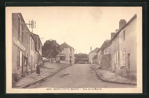 AK Neuvillette, Rue de la Mairie