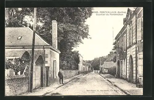 AK Pontvallain, Quartier du Pontmichon