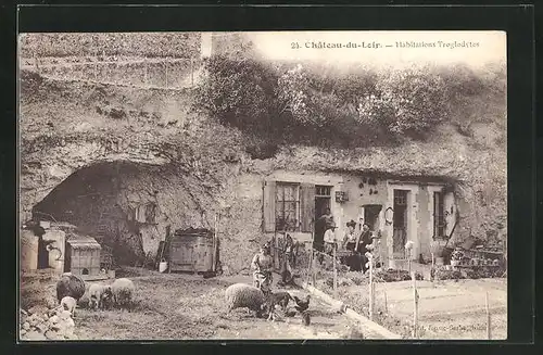 AK Chateau-du-Loir, Habitations Troglodytes