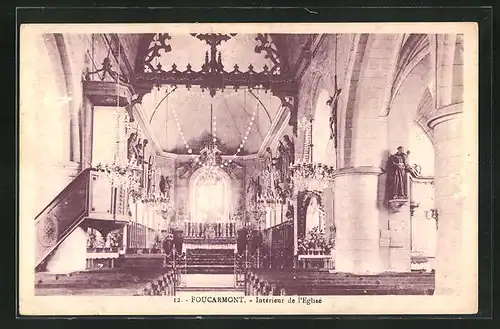 AK Foucarmont, Intérieur de l`Eglise