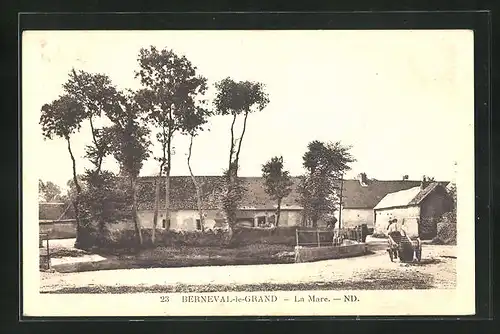 AK Berneval-le-Grand, La Mare