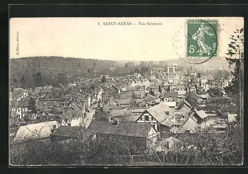 AK Saint-Saens, Vue Générale