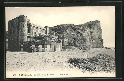 AK Bruneval, la Villa La Falaise